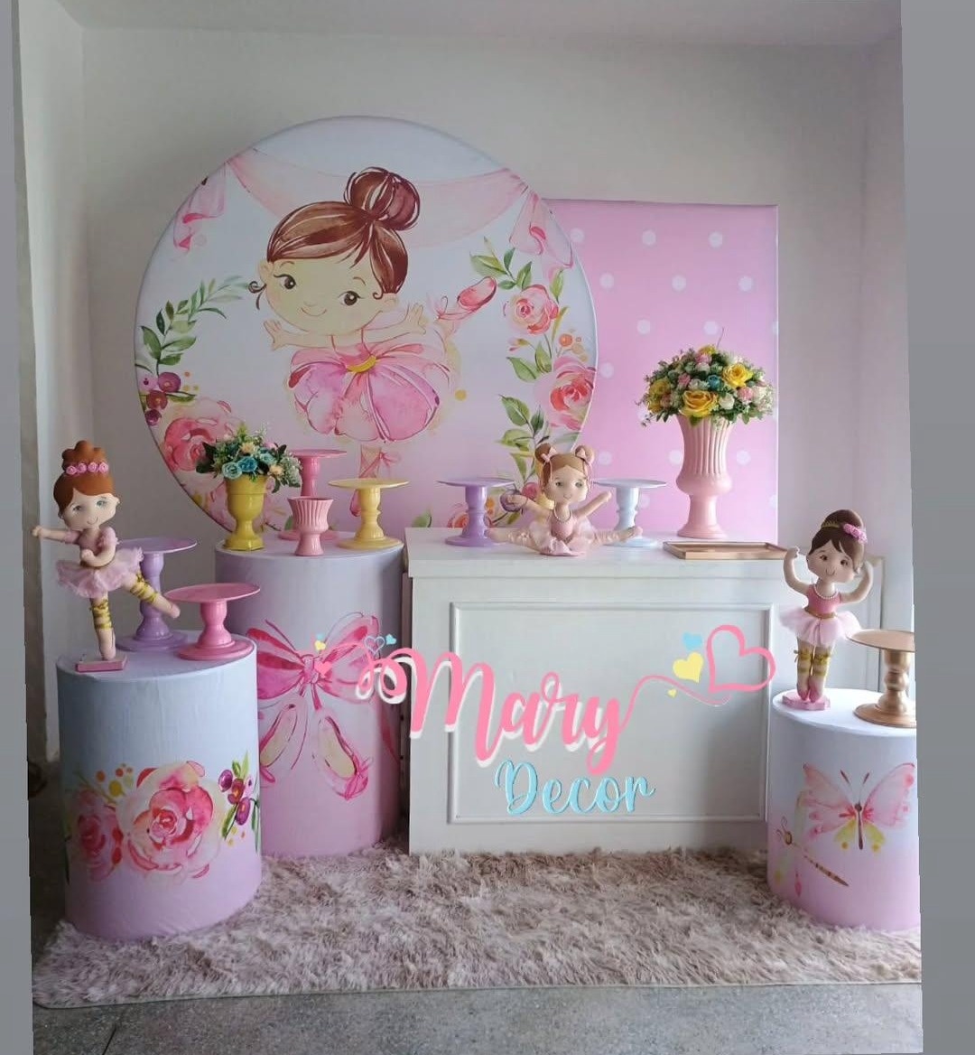  Bailarina Kit Comemore - Mary Decor Festas & Locações