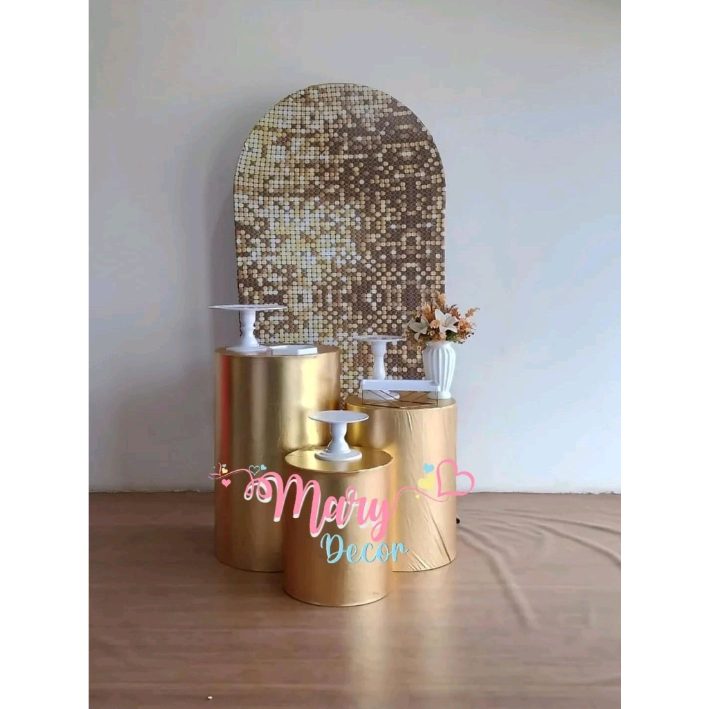 Kit  Ano Novo Reveillon Dourado - Mary Decor Festas & Locações