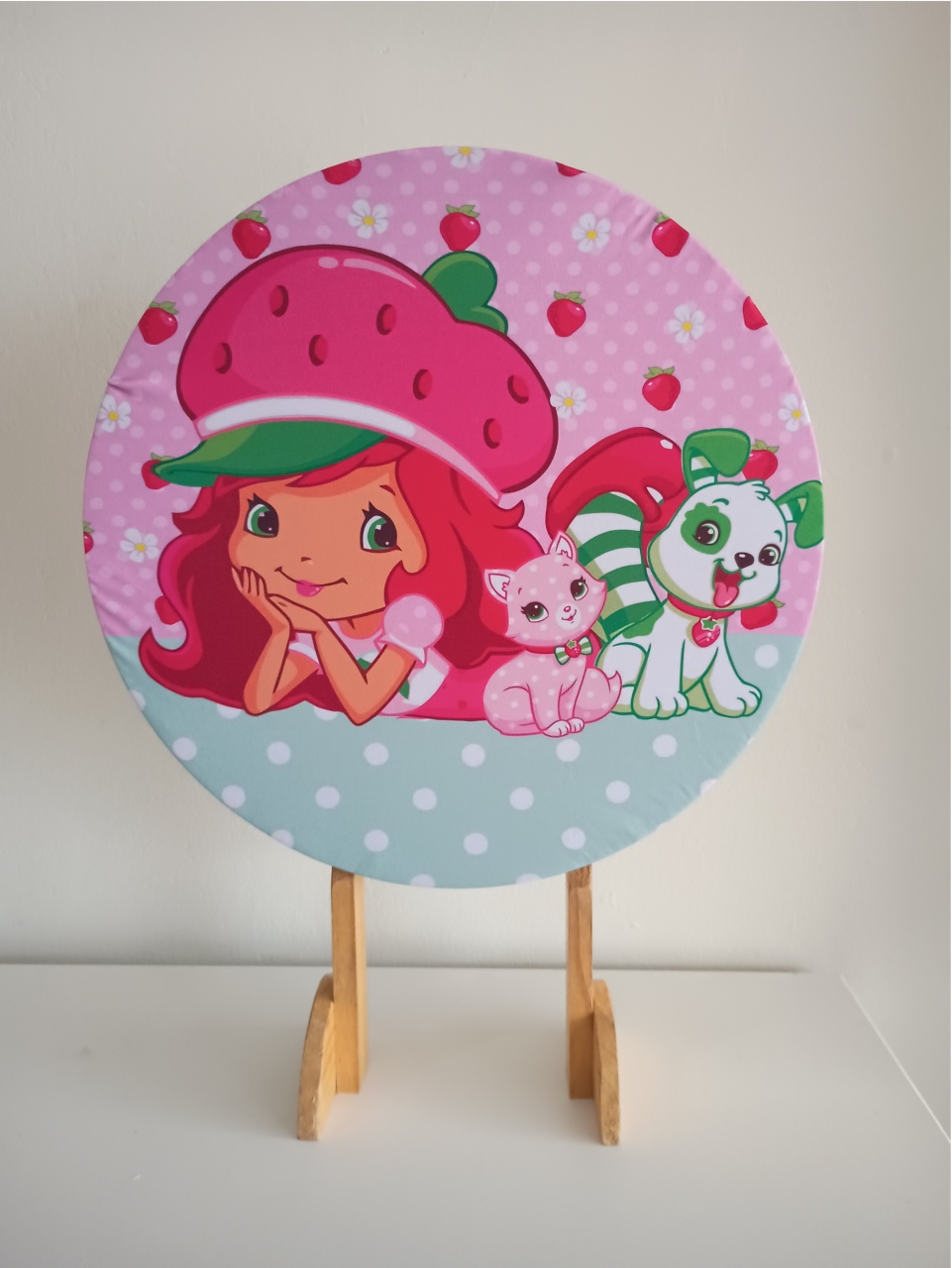 Capa Mini Painel Moranguinho - Mary Decor Festas & Locações