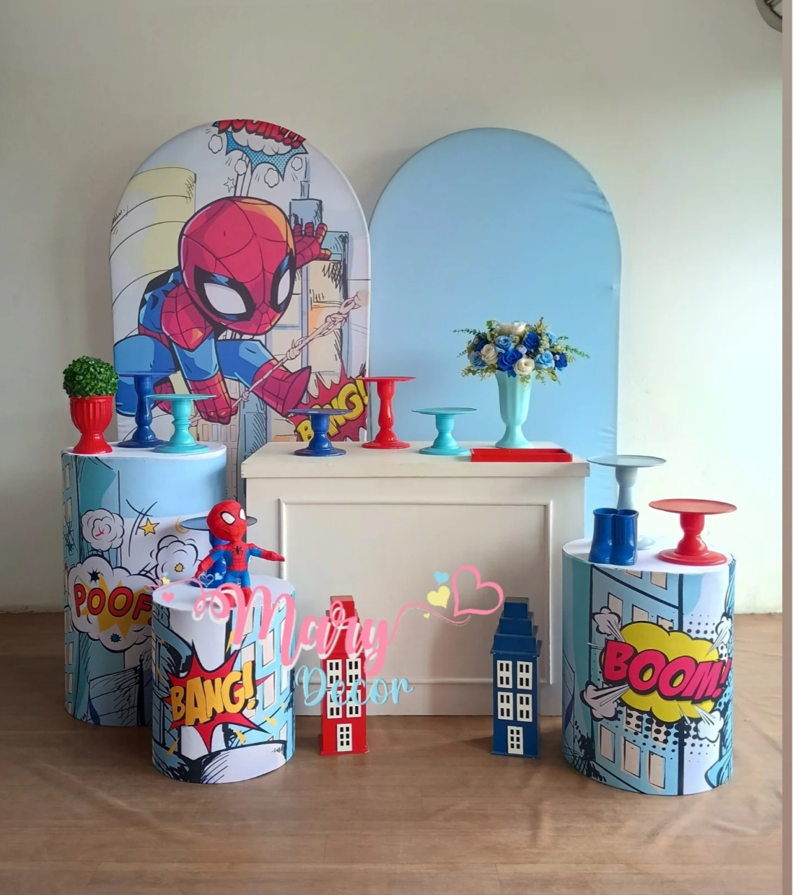 Homem Aranha Baby Kit Comemore - Mary Decor Festas & Locações