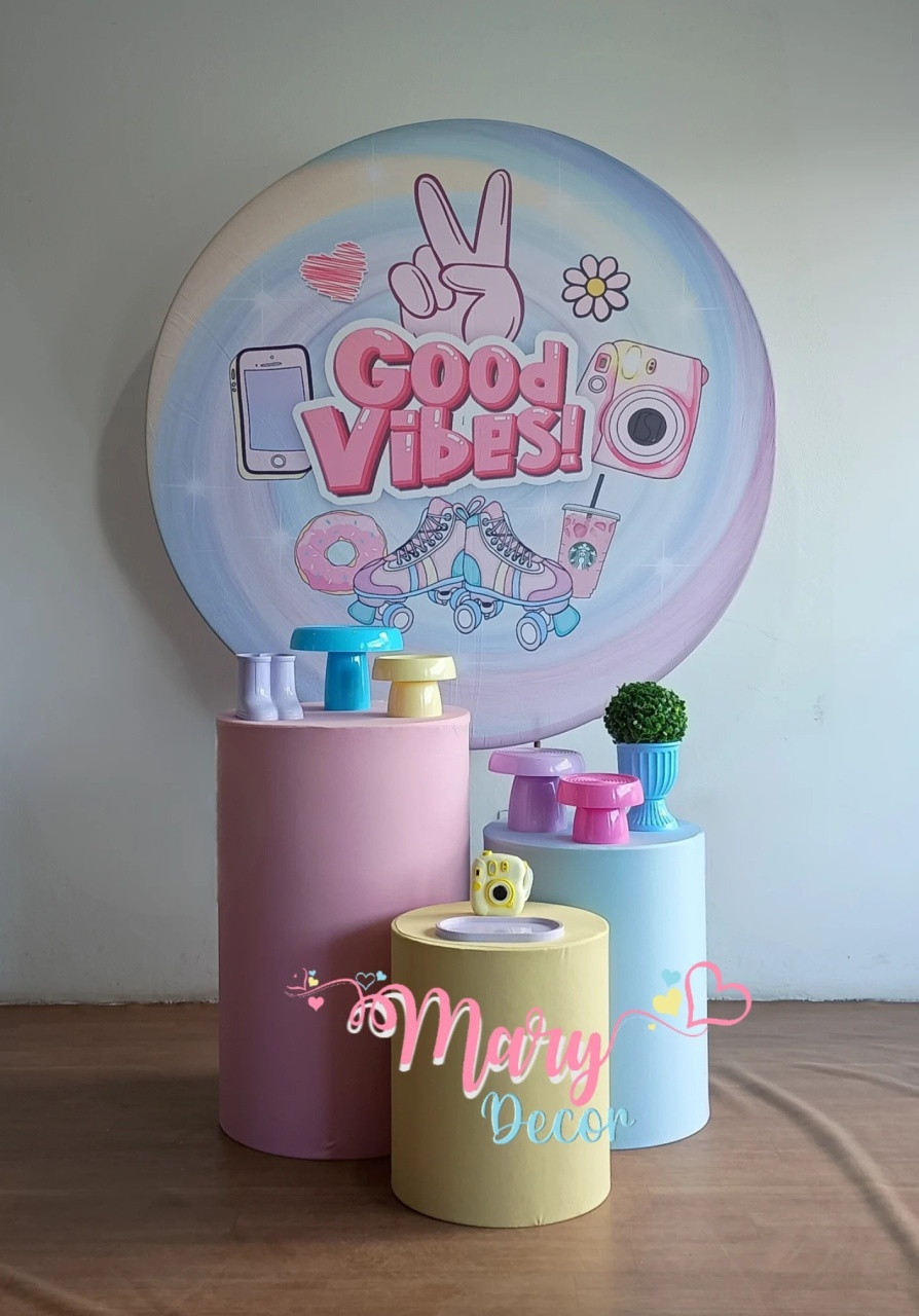 Good Vibes Kit Básico  - Mary Decor Festas & Locações