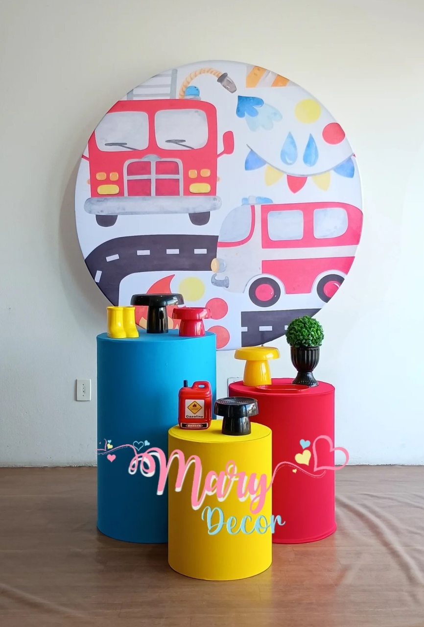 Bombeiro  Kit Basico   - Mary Decor Festas & Locações