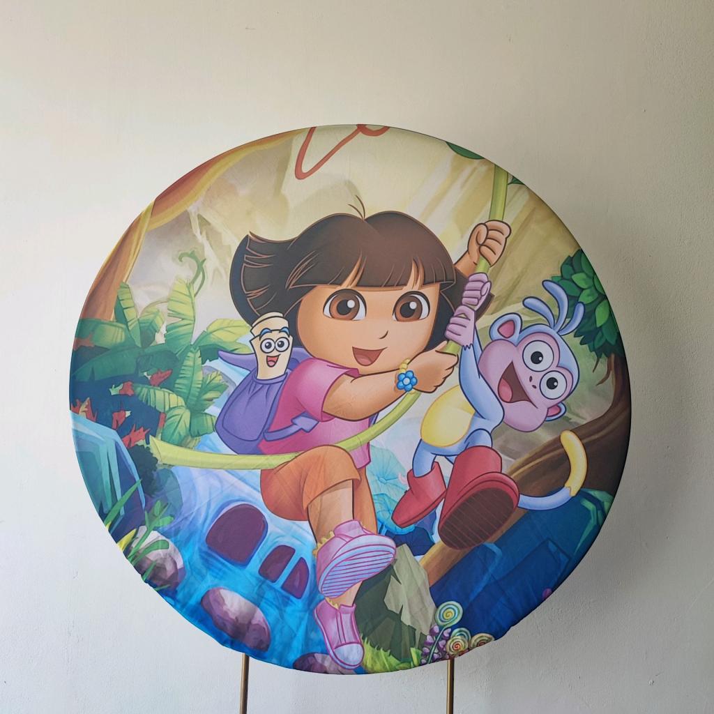 Painel 1.00X1.00 Dora Aventureira - Mary Decor Festas & Locações