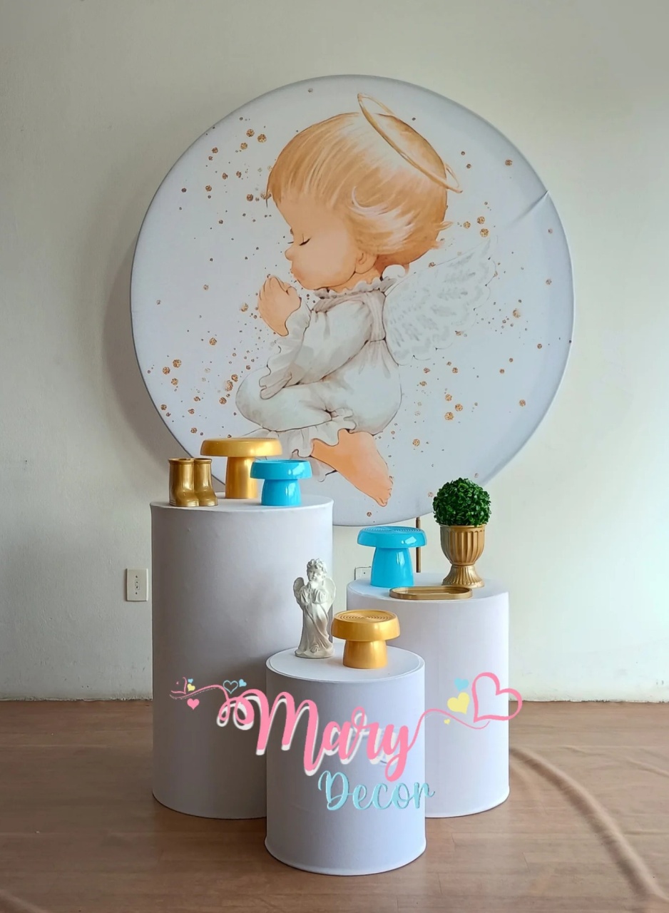 Batizado Menino Kit Básico   - Mary Decor Festas & Locações