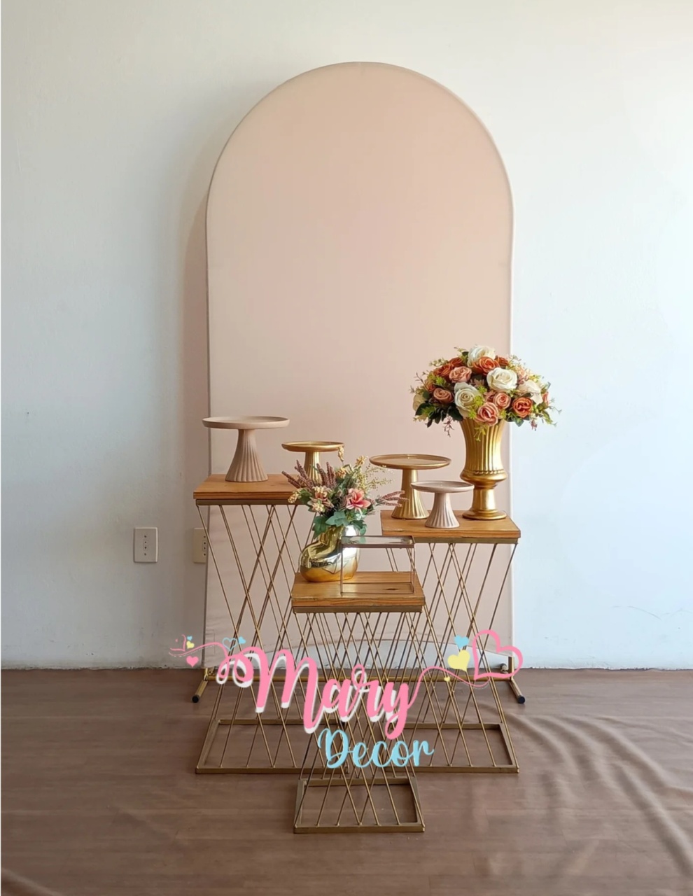 Areia /Bege Kit Celebre (Cópia) - Mary Decor Festas & Locações