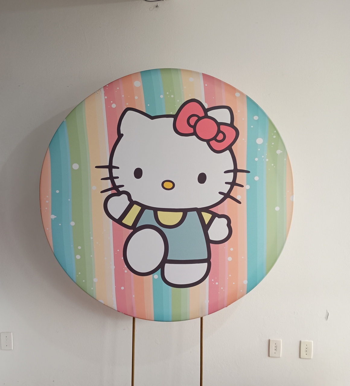 Capa Veste Fácil  Painel Hello Kitty - Mary Decor Festas & Locações