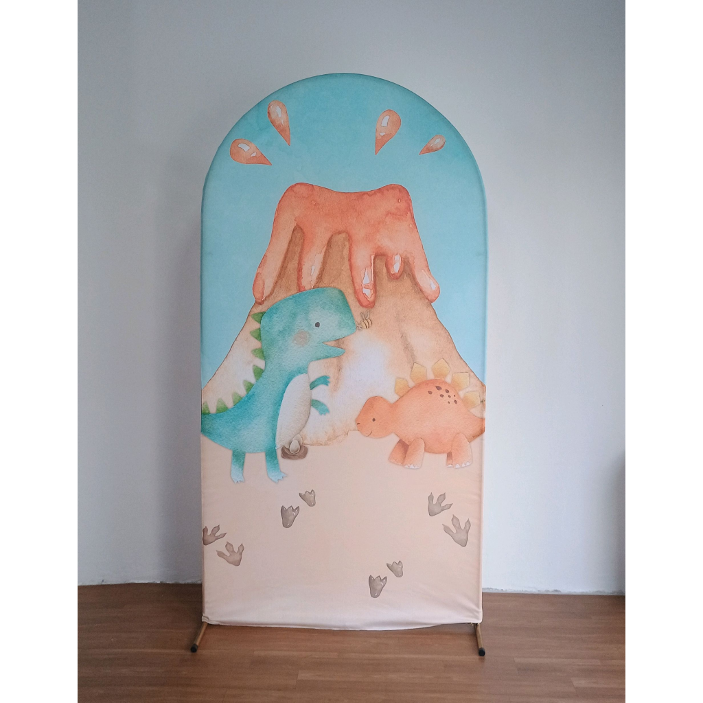 Veste Fácil Romano Dino Baby Aquarela - Mary Decor Festas & Locações