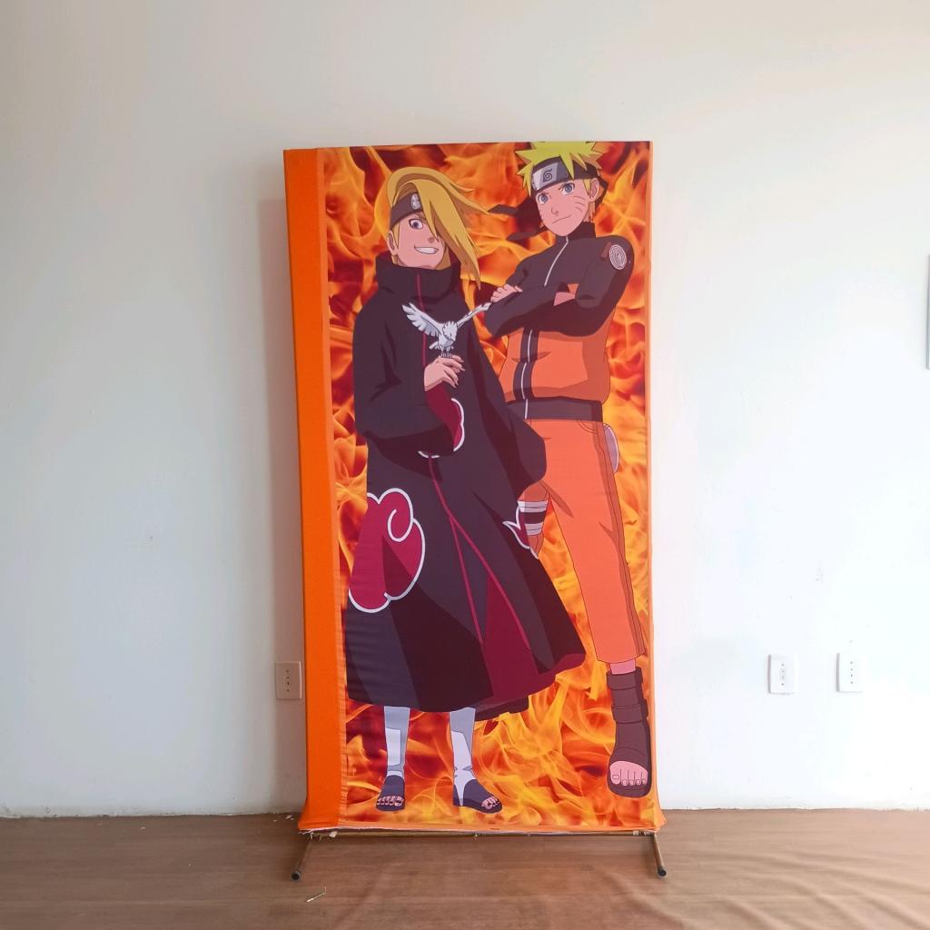 Capa Veste Fácil Painel Romano Naruto - Mary Decor Festas & Locações
