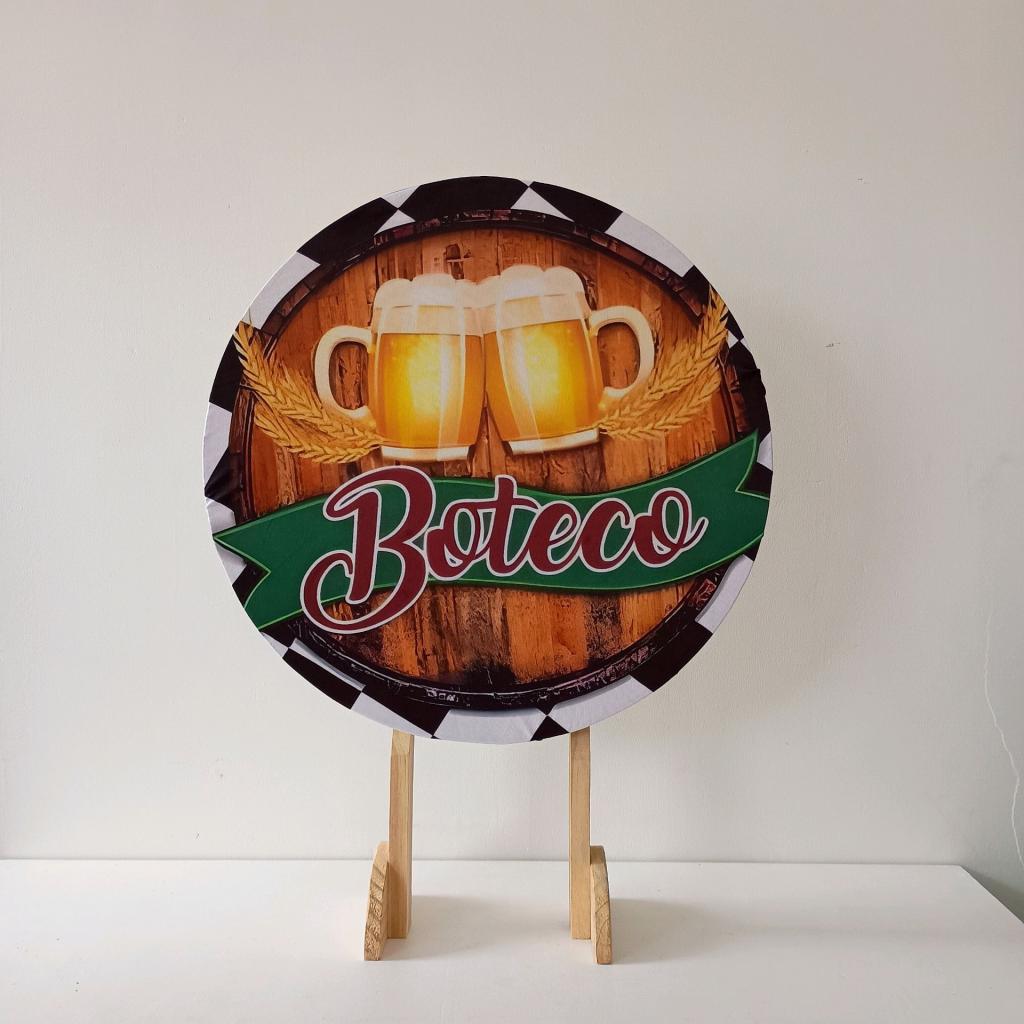 Capa Mini Painel 0.50X0.50 Boteco - Mary Decor Festas & Locações