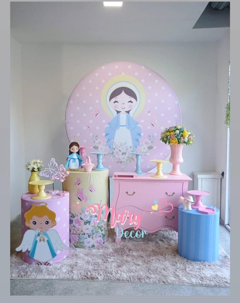Nossa Senhora Kit Festa Em Casa - Mary Decor Festas & Locações