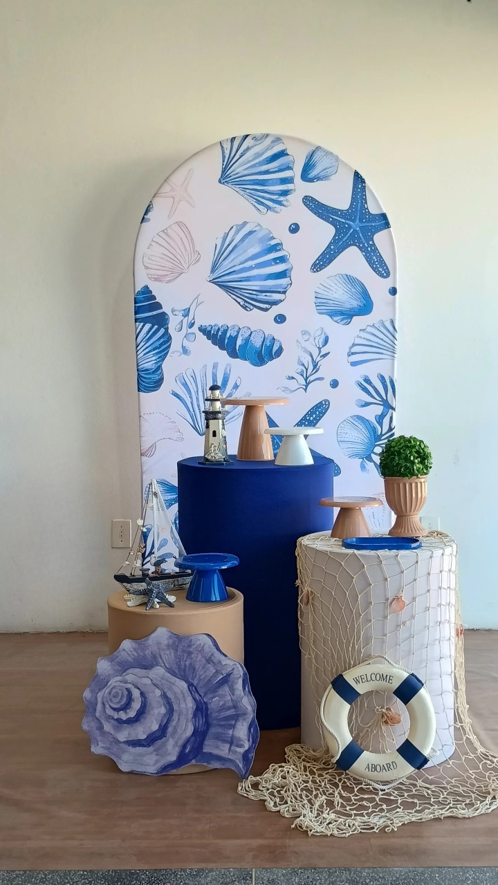 Oceano Kit Celebre Básico + Itens  Decorativos - Mary Decor Festas & Locações