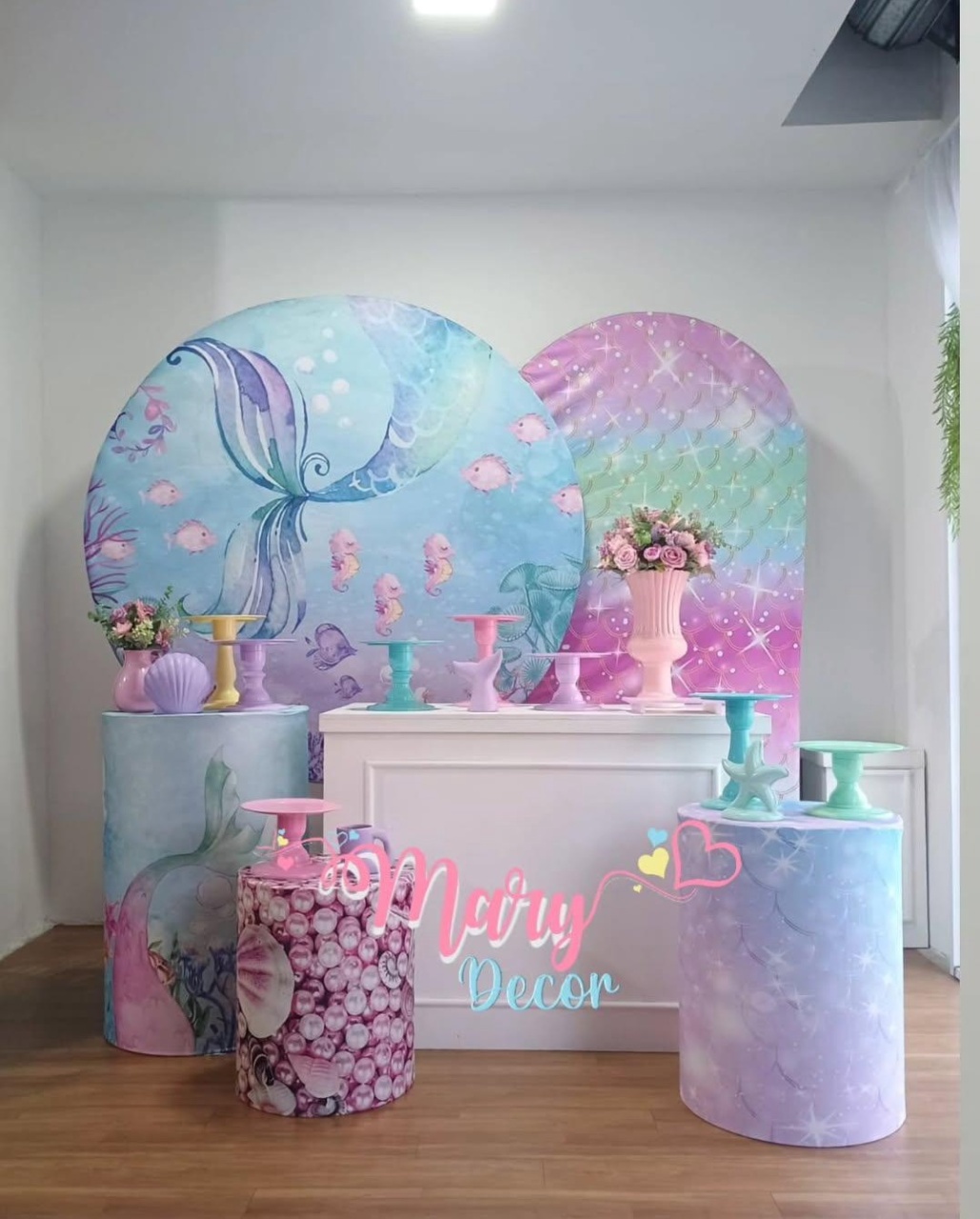 Cauda de Sereia Kit Comemore - Mary Decor Festas & Locações