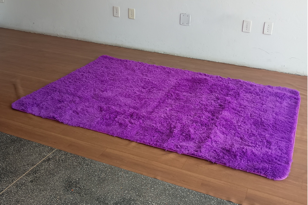 Tapete Medio 140X200Cm Roxo - Mary Decor Festas & Locações