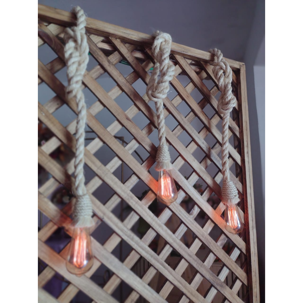 Luminaria Pendente + Lampadas - Mary Decor Festas & Locações