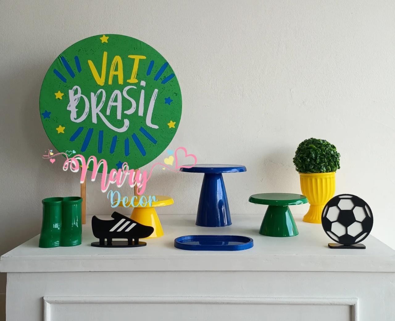 Brasil Ii Mini Kit Festa Na Mesa - Mary Decor Festas & Locações