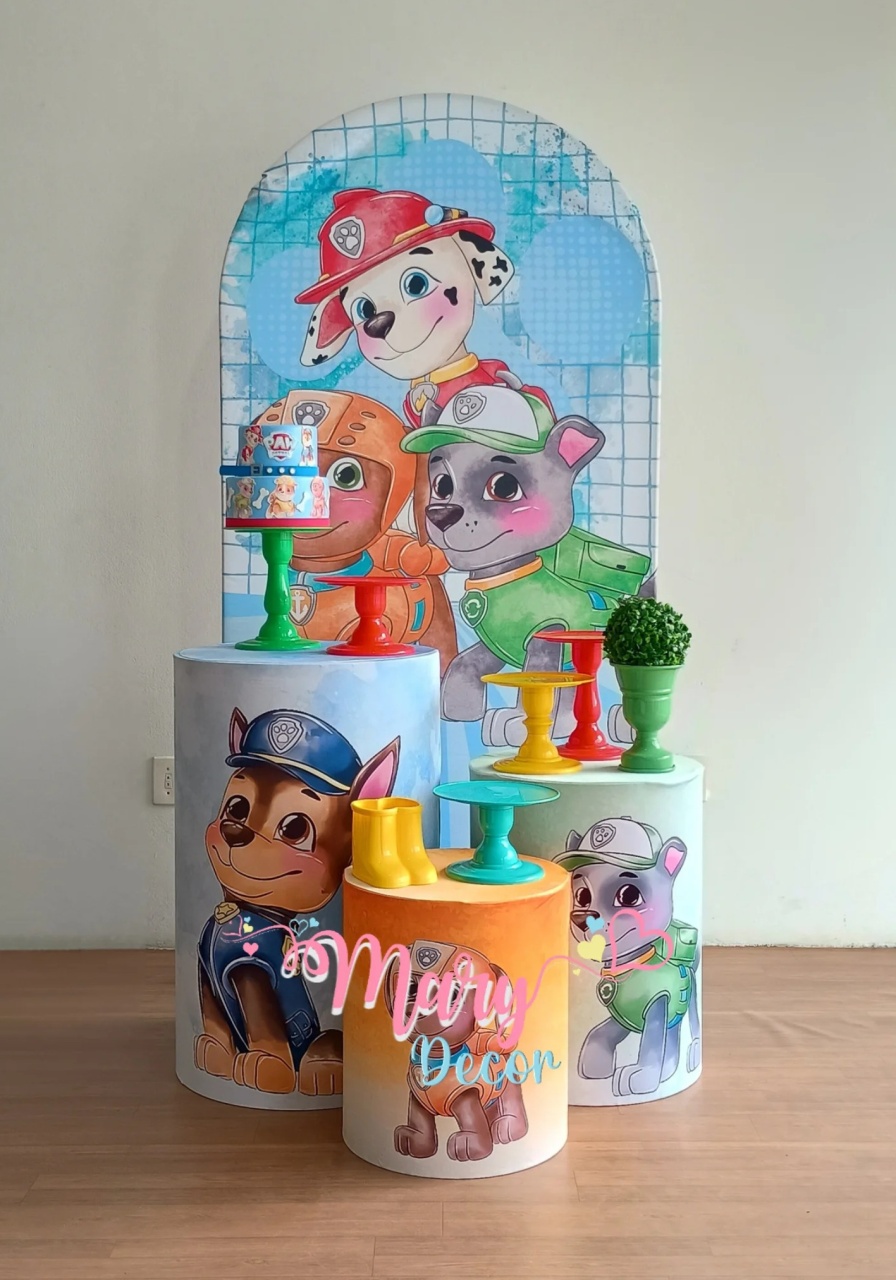  Patrulha Canina  Kit Só Bolinho Celebre - Mary Decor Festas & Locações
