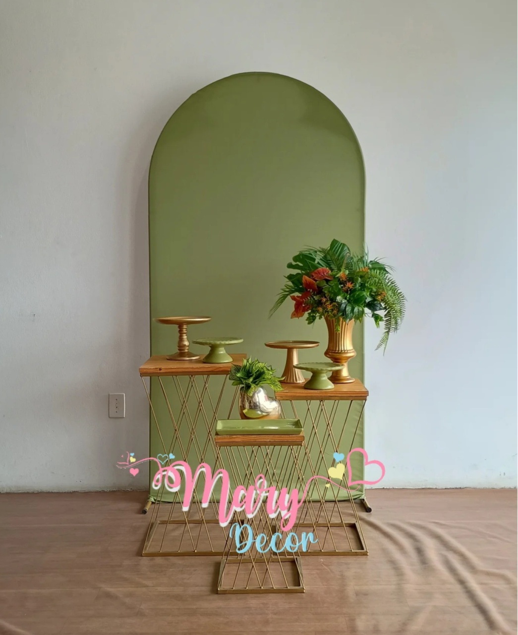 Verde Oliva Kit Celebre 02 - Mary Decor Festas & Locações