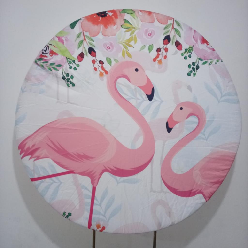 Painel Flamingo - Mary Decor Festas & Locações