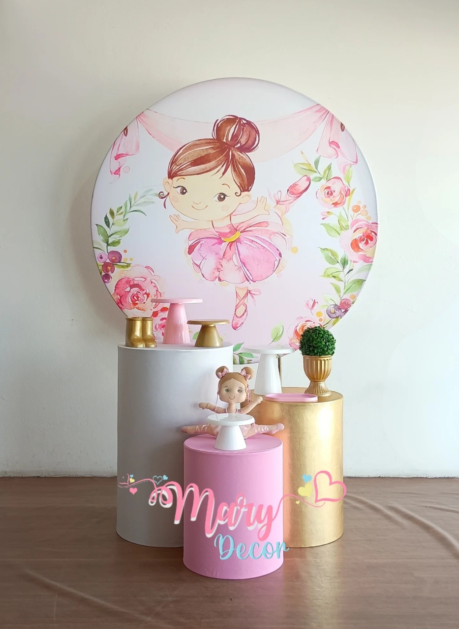  Bailarina Kit Básico - Mary Decor Festas & Locações