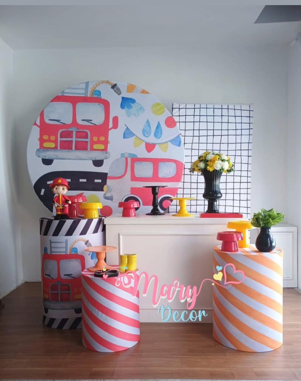 Bombeiro  Kit Comemore  - Mary Decor Festas & Locações