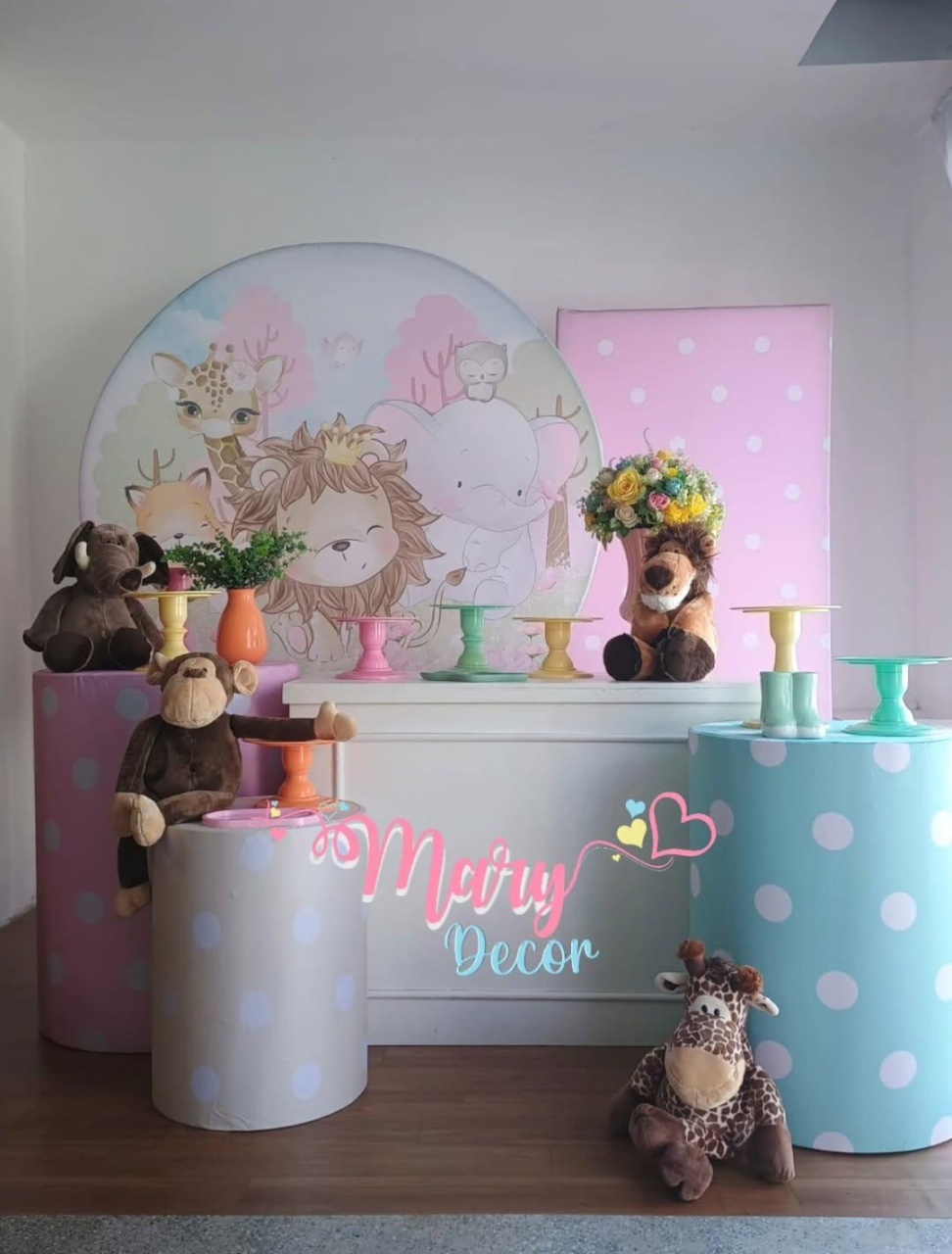 Safari Menina Kit Comemore  - Mary Decor Festas & Locações