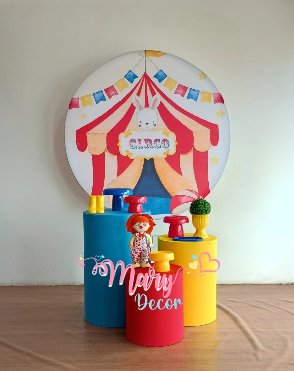 Circo Kit Basico   - Mary Decor Festas & Locações