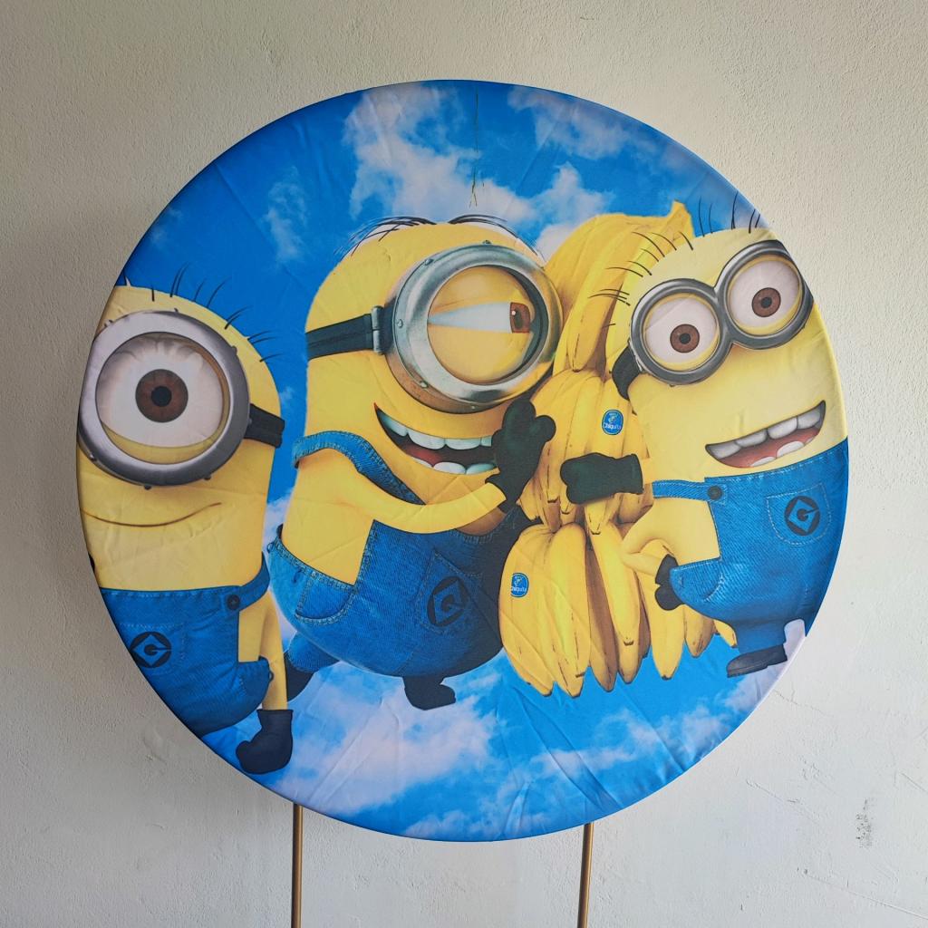 Capa Painel Minions  Medio 1.00X1.00 - Mary Decor Festas & Locações