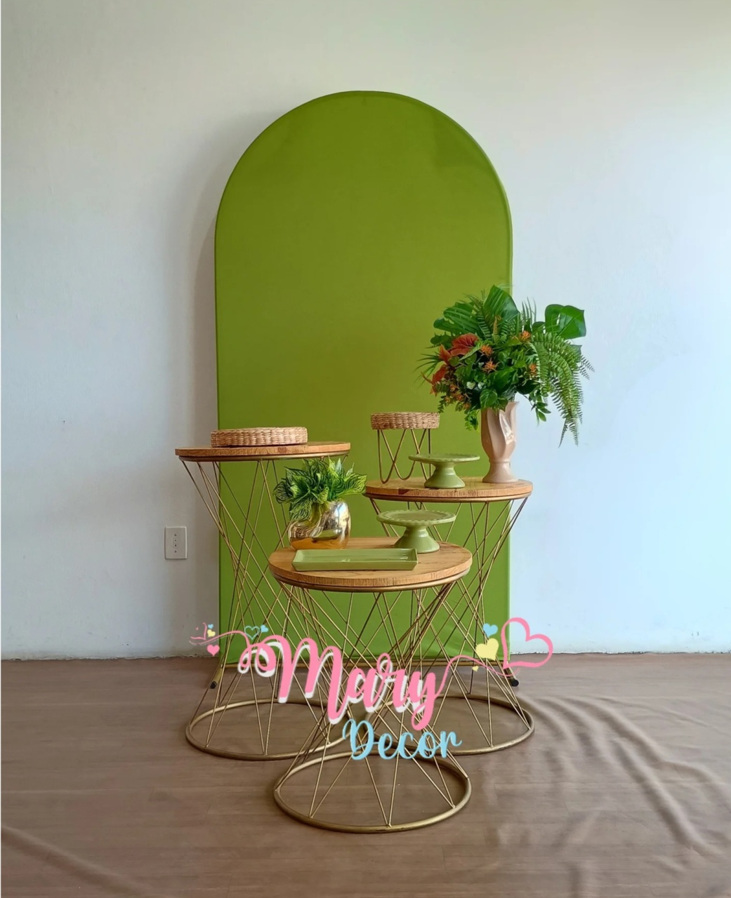 Verde Musgo Kit Celebre - Mary Decor Festas & Locações