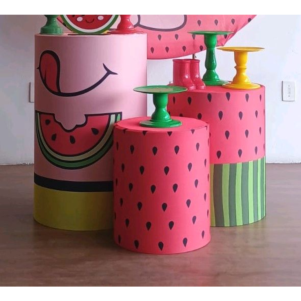 Capas de Cilindro Magali - Mary Decor Festas & Locações