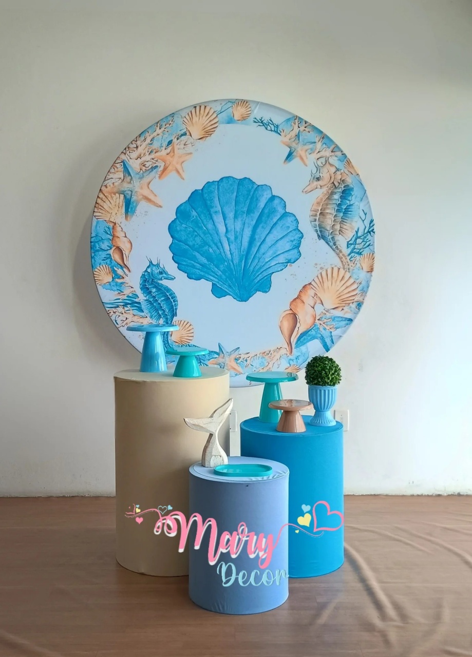 Fundo Do Mar Kit Básico  - Mary Decor Festas & Locações
