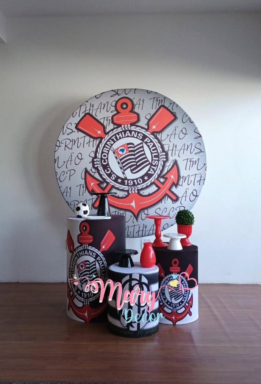 Corinthias Kit Só Um Bolinho  - Mary Decor Festas & Locações