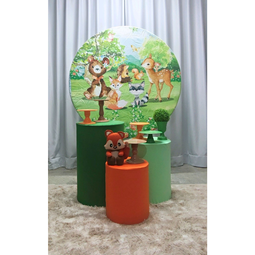 Kit Bosque Encantado  P&M (Basico) - Mary Decor Festas & Locações