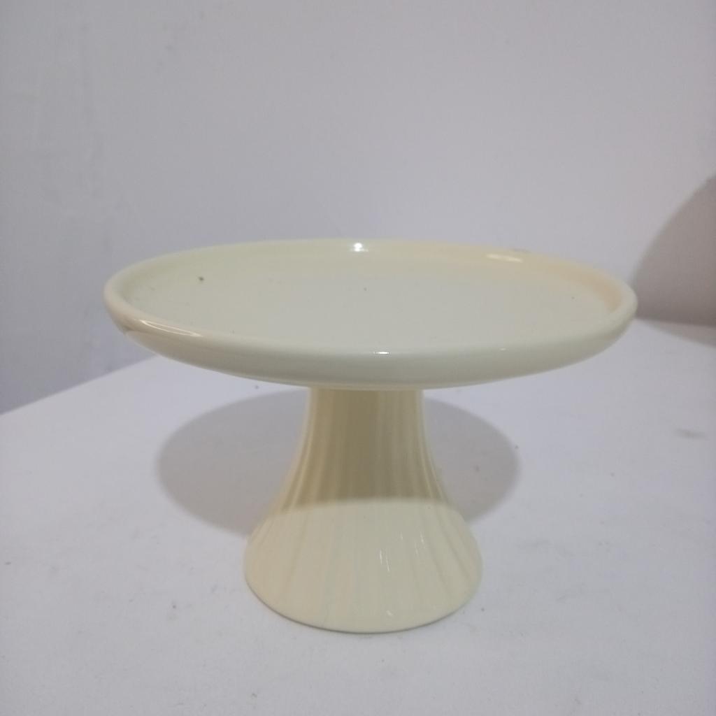Bandeja Ceramica Amarelo Baby P - Mary Decor Festas & Locações