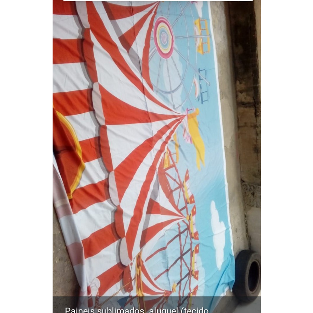 Painel Circo  Grande - Mary Decor Festas & Locações