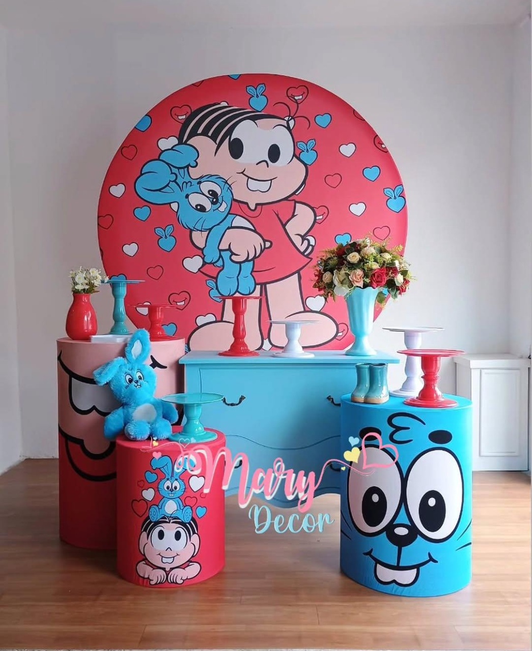  Monica Kit Festa Em Casa  - Mary Decor Festas & Locações