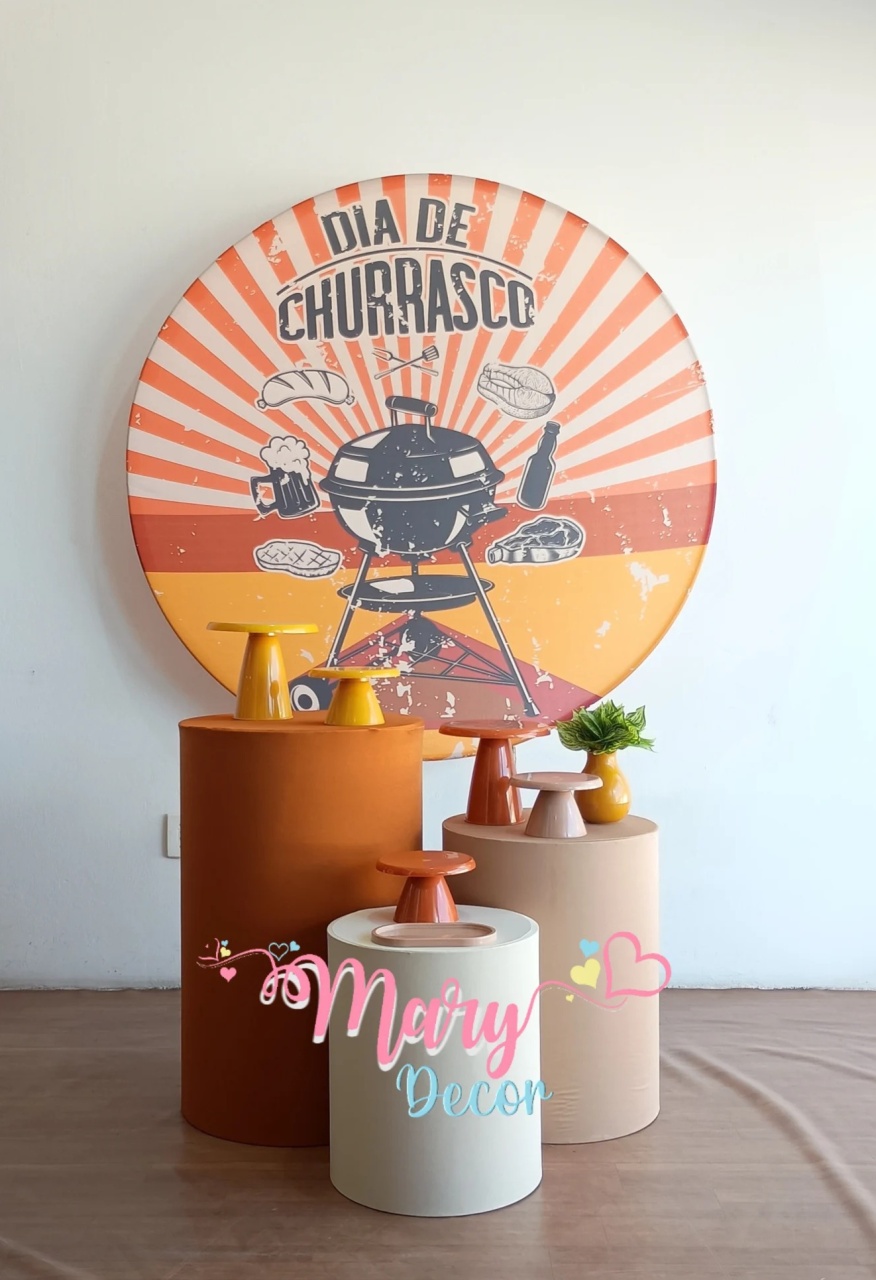  Churrasco Kit Básico  - Mary Decor Festas & Locações