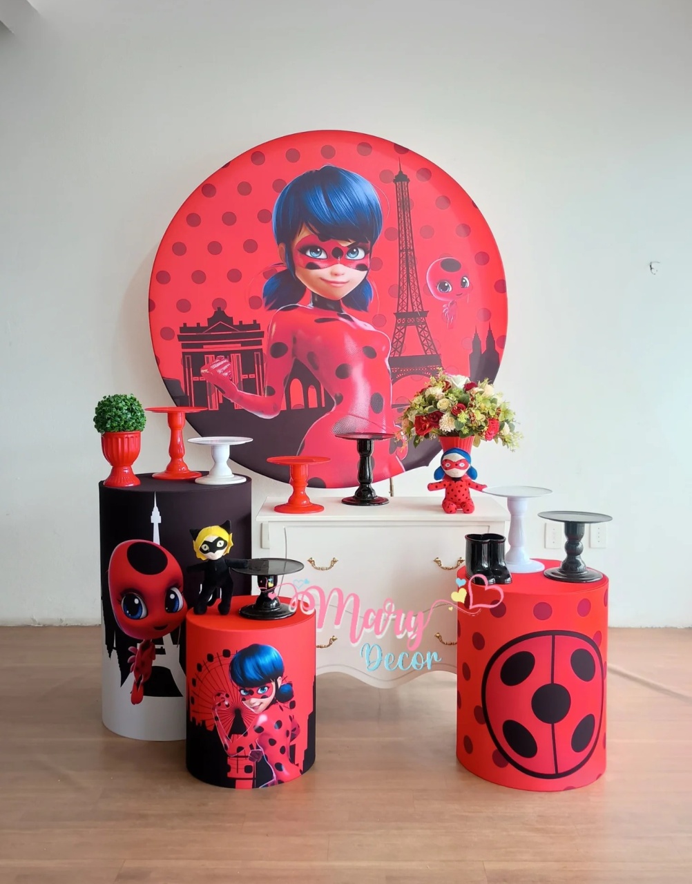 Lady Bug Kit Festa Em Casa - Mary Decor Festas & Locações