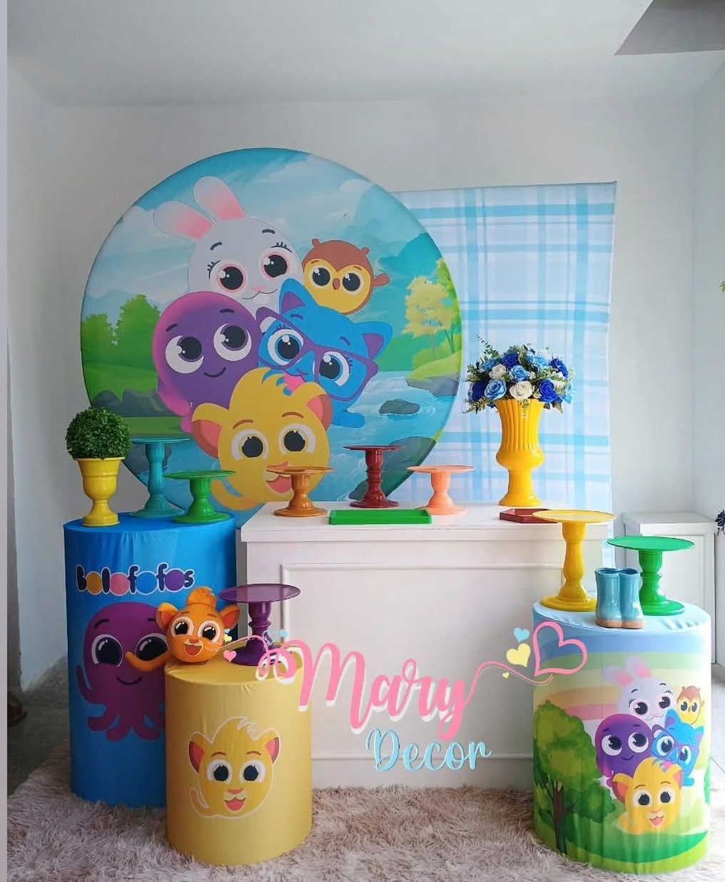 Bolo Fofo  Kit Festa Em. Casa  (Cópia) - Mary Decor Festas & Locações