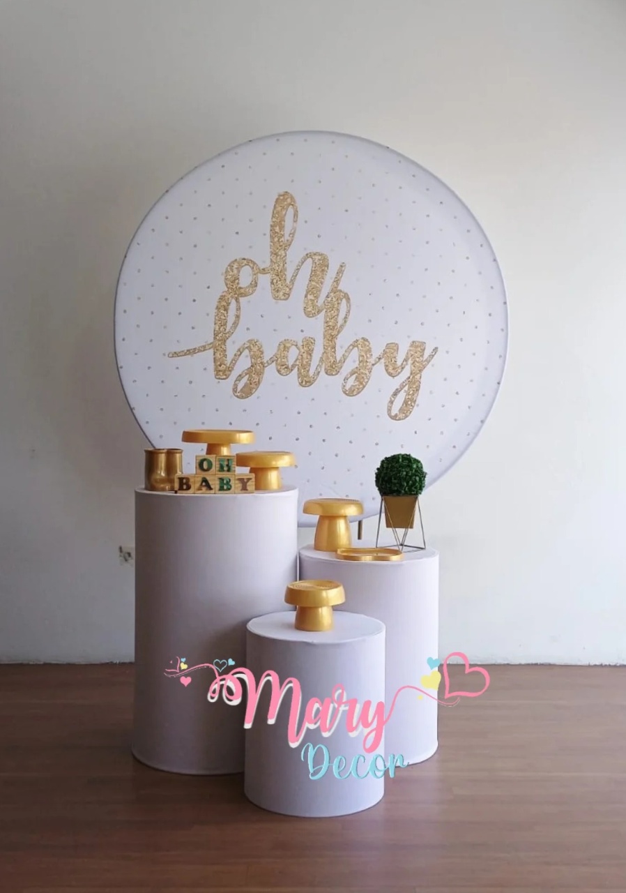Kit Básico Oh Baby  - Mary Decor Festas & Locações