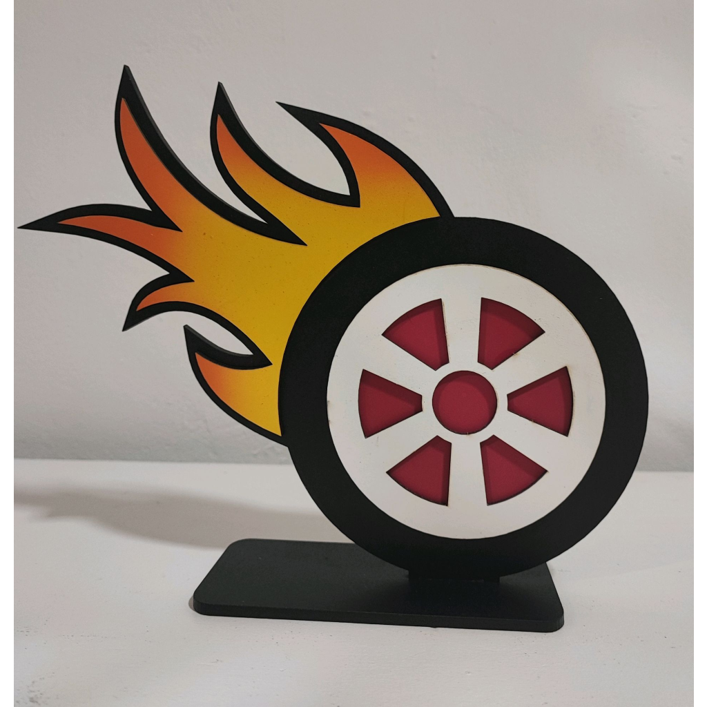 Toten Roda  Hot Wheels (Pneu) - Mary Decor Festas & Locações