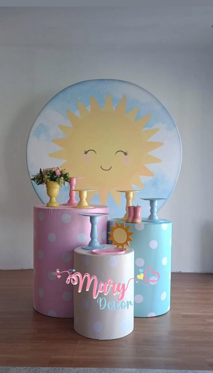  Solzinho Menina Kit Só Um Bolinho  - Mary Decor Festas & Locações