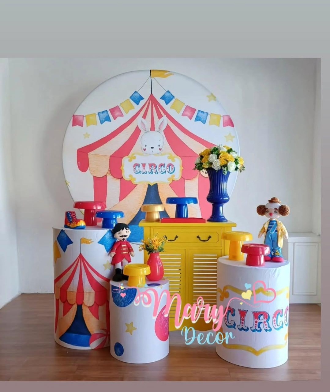 Circo Kit Festa Em Casa  - Mary Decor Festas & Locações