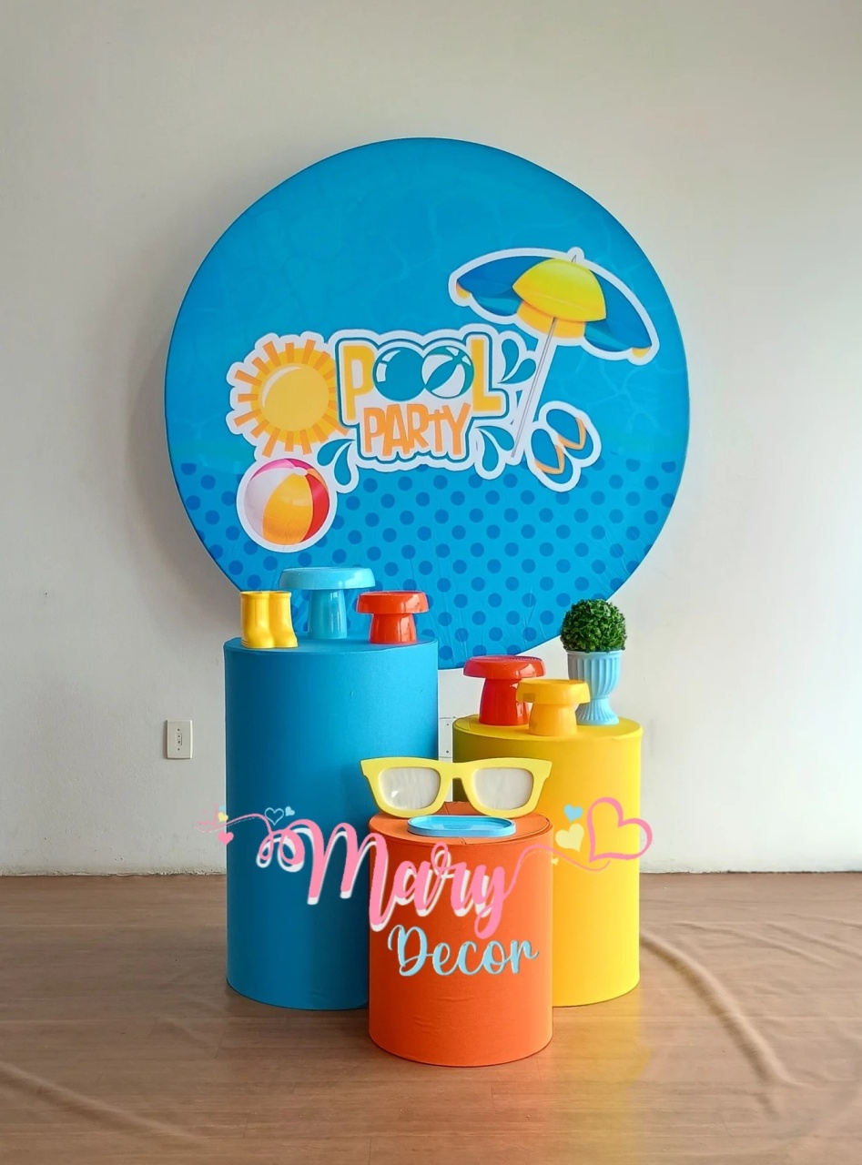 Pool Party  Kit Basico   - Mary Decor Festas & Locações