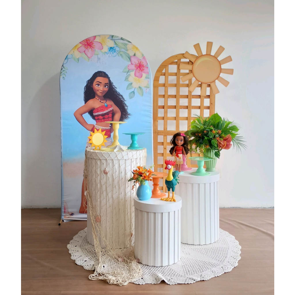 Kit Celebre Baby Luxo Moana - Mary Decor Festas & Locações