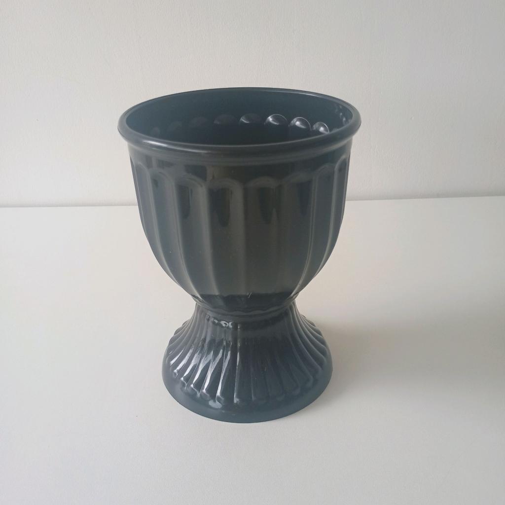 Vaso Preto Plástico Tasil - Mary Decor Festas & Locações