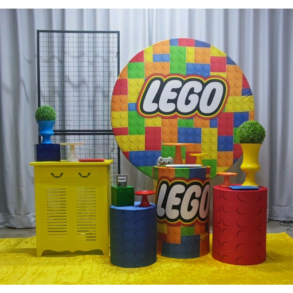 Composicao Festa Mini Pocket Lego - Mary Decor Festas & Locações