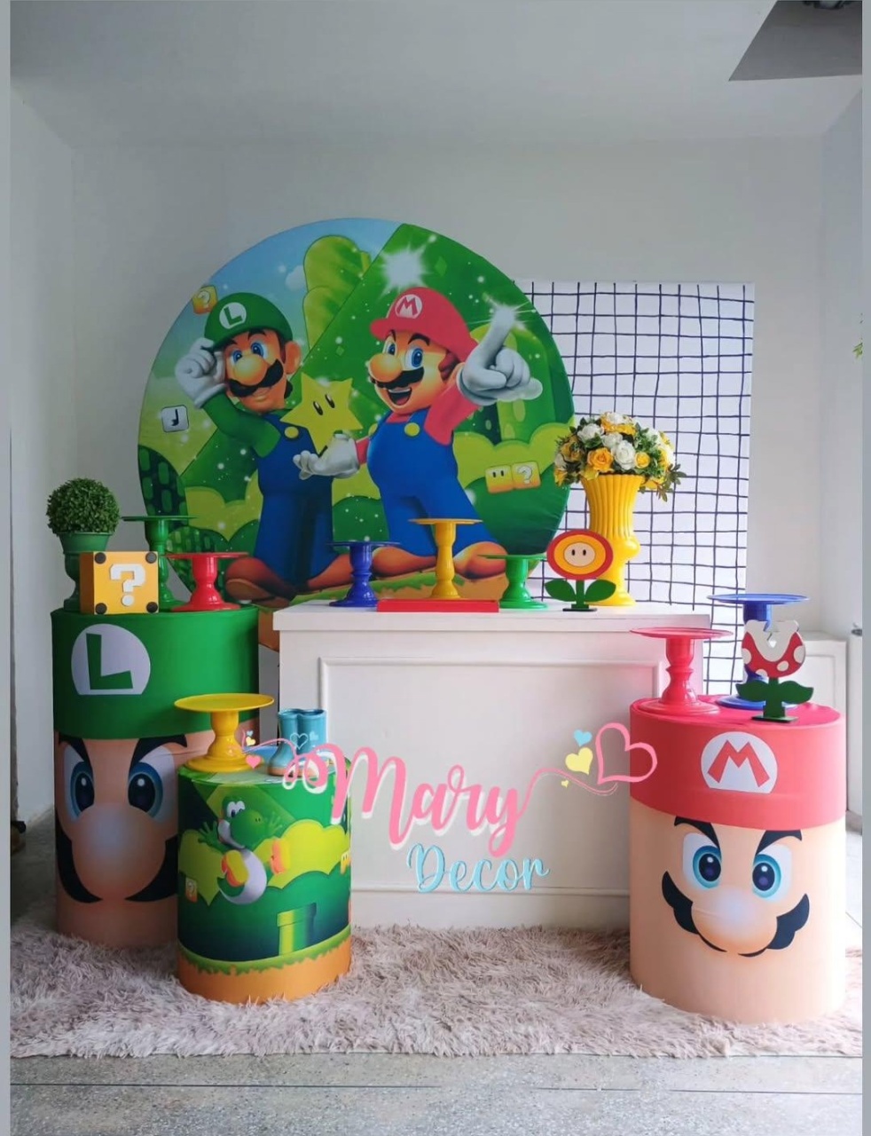 Super Mário   Kit Comemore - Mary Decor Festas & Locações