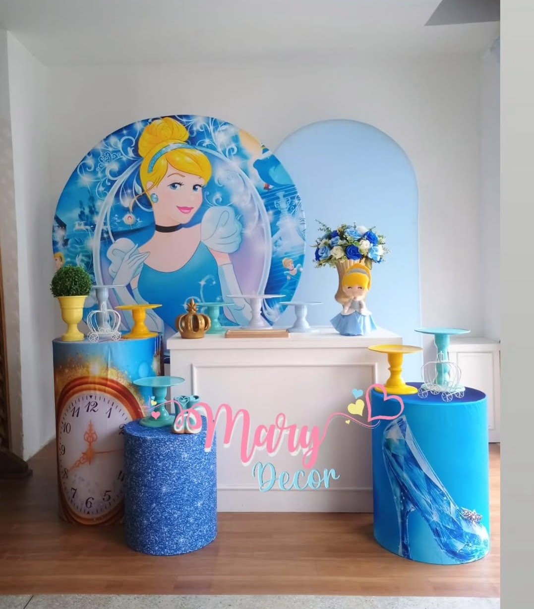 Cinderela  Kit Comemore - Mary Decor Festas & Locações