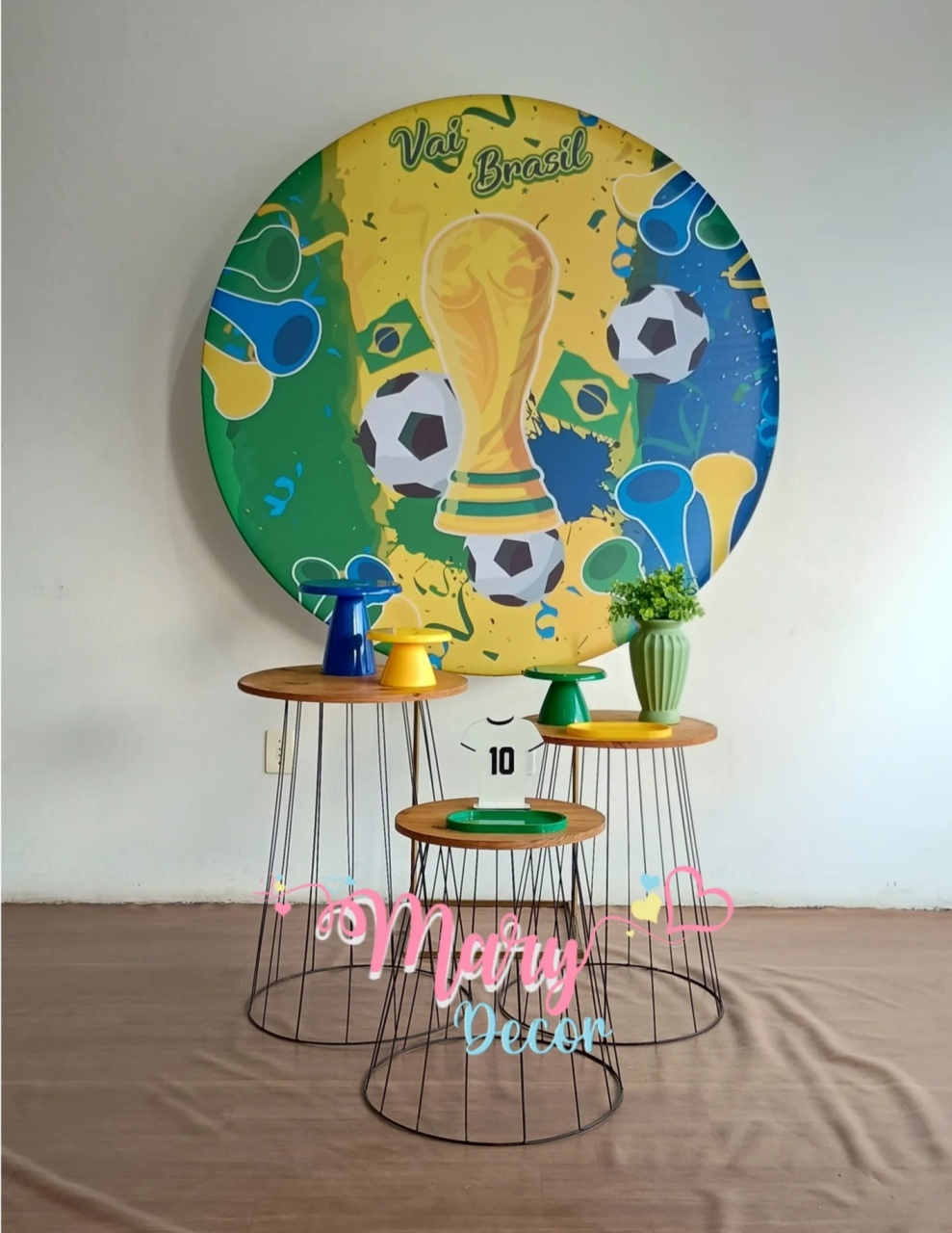 Copa Brasil Kit So Uma Coisinha Simples 01 - Mary Decor Festas & Locações
