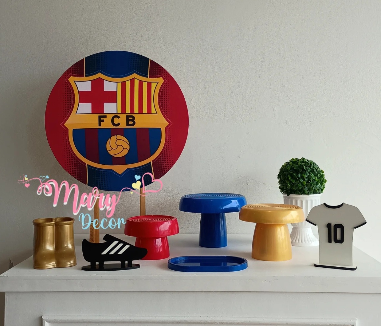 Mini Kit Barcelona  - Mary Decor Festas & Locações